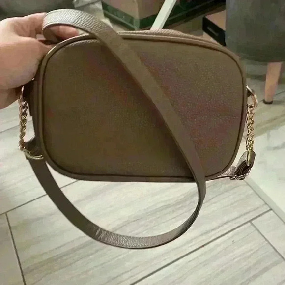 Bebe Tan Handbag Crossbody - New - Picture 5 of 7